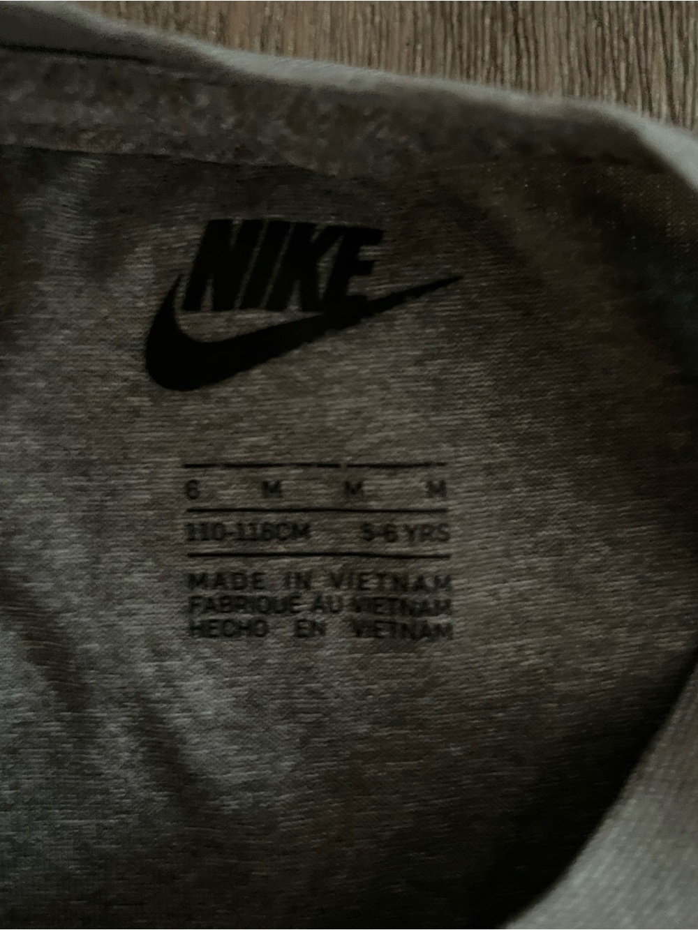 Nike Gray Tee and Black Athletic Shorts Set - Gray/Black - Picture 5 of 11